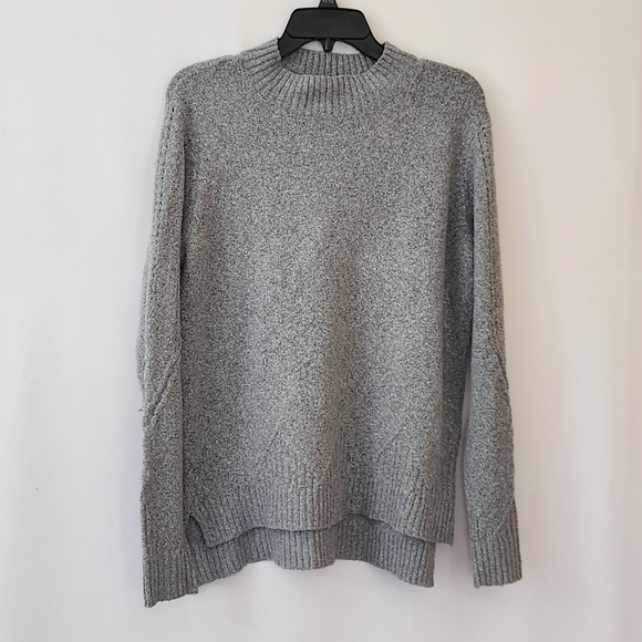 Belle Gray-Blue Mock Neck Sweater womens size small - Picture 12 of 12